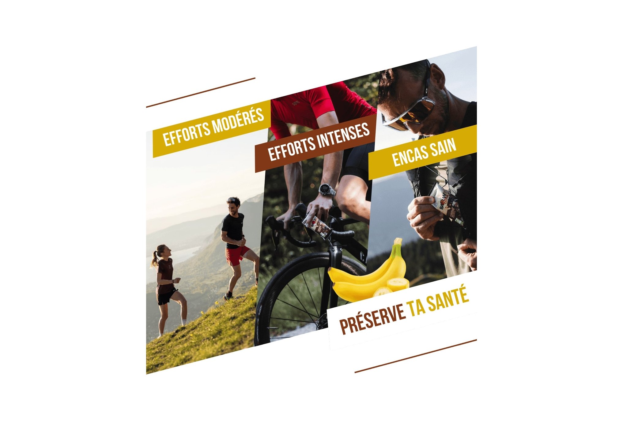 Baouw Barre �nerg�tique bio Extra - Banane - P�can