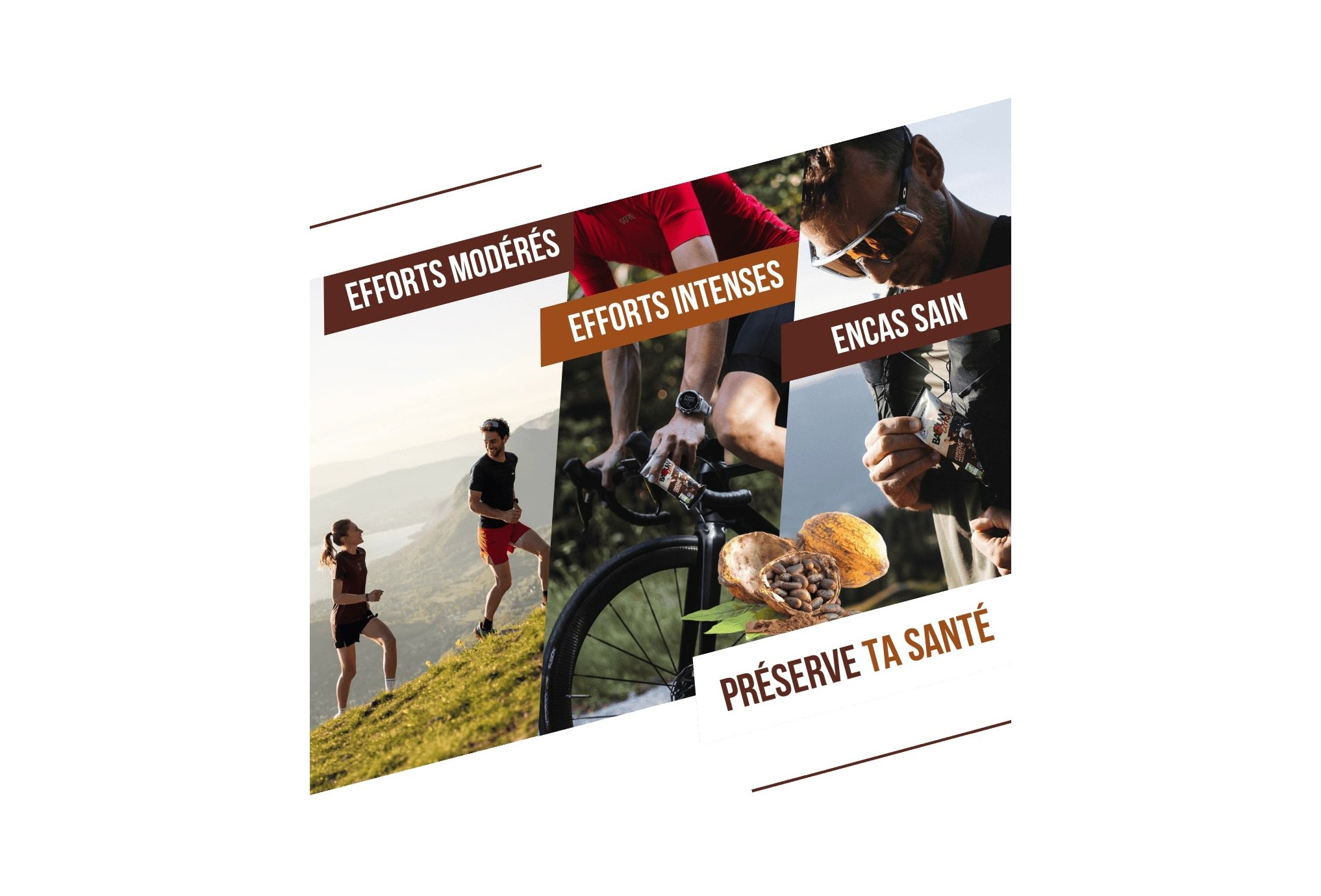 Baouw Barre ?nerg?tique bio Extra - Chocolat - Noisette