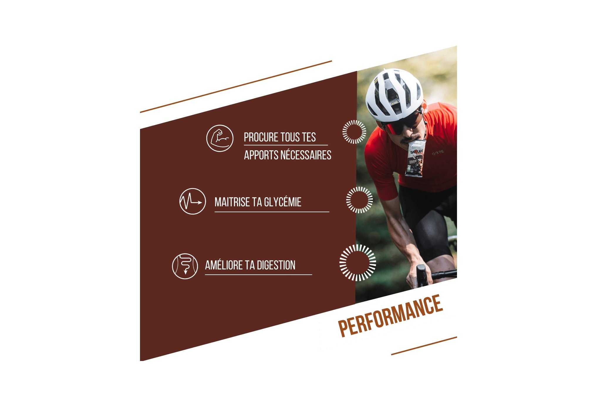 Baouw Barre ?nerg?tique bio Extra - Chocolat - Noisette