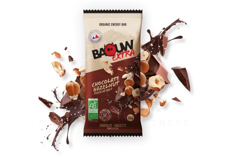 Baouw Barre ?nerg?tique bio Extra - Chocolat - Noisette
