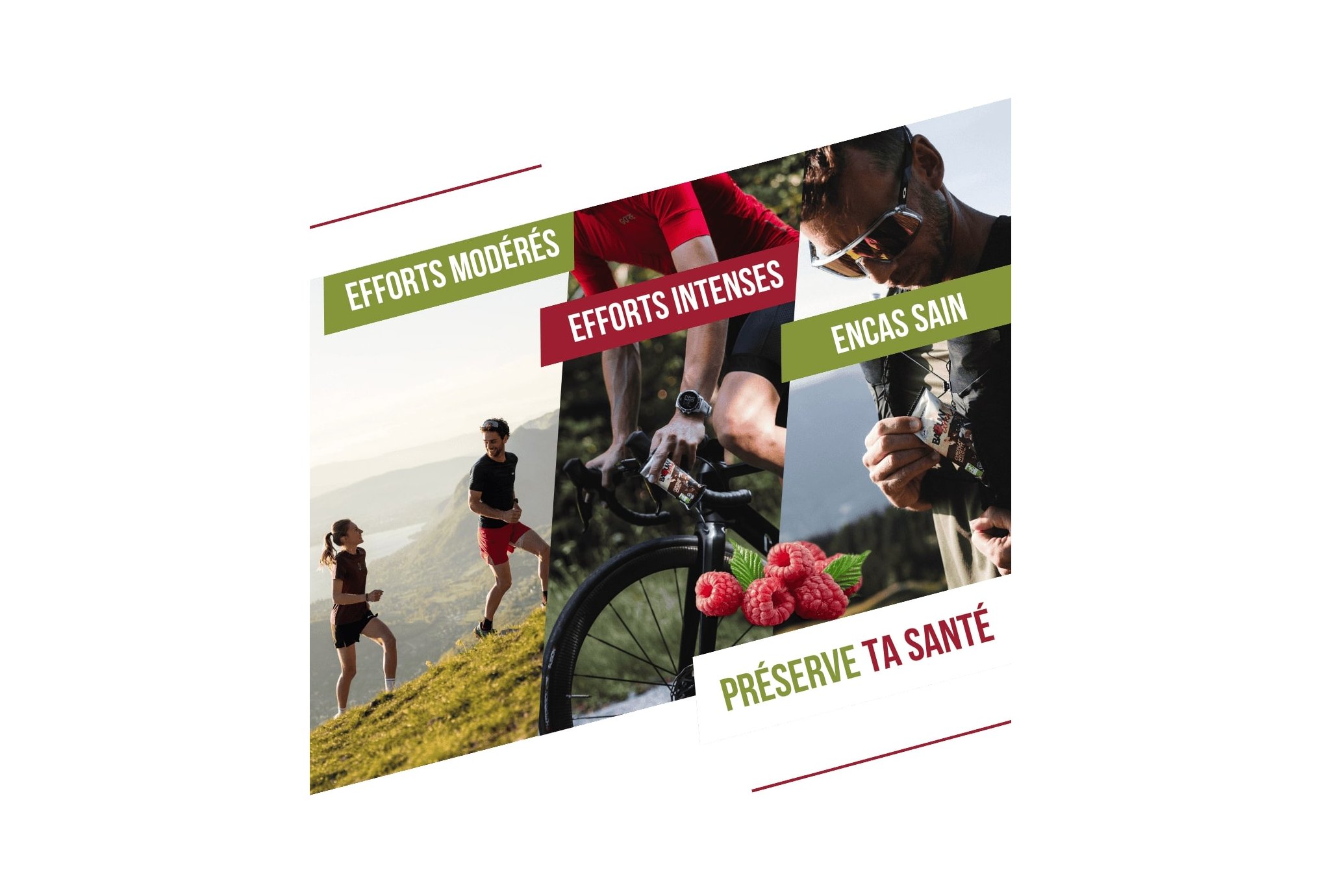 Baouw Organic Energy Bar Extra - Raspberry - Pistachio