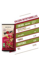 Baouw Barre �nerg�tique bio Extra - Framboise - Pistache