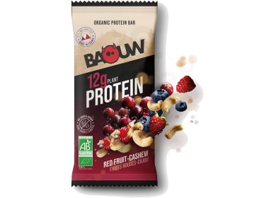 Barre protéinée bio fruits rouges cajou