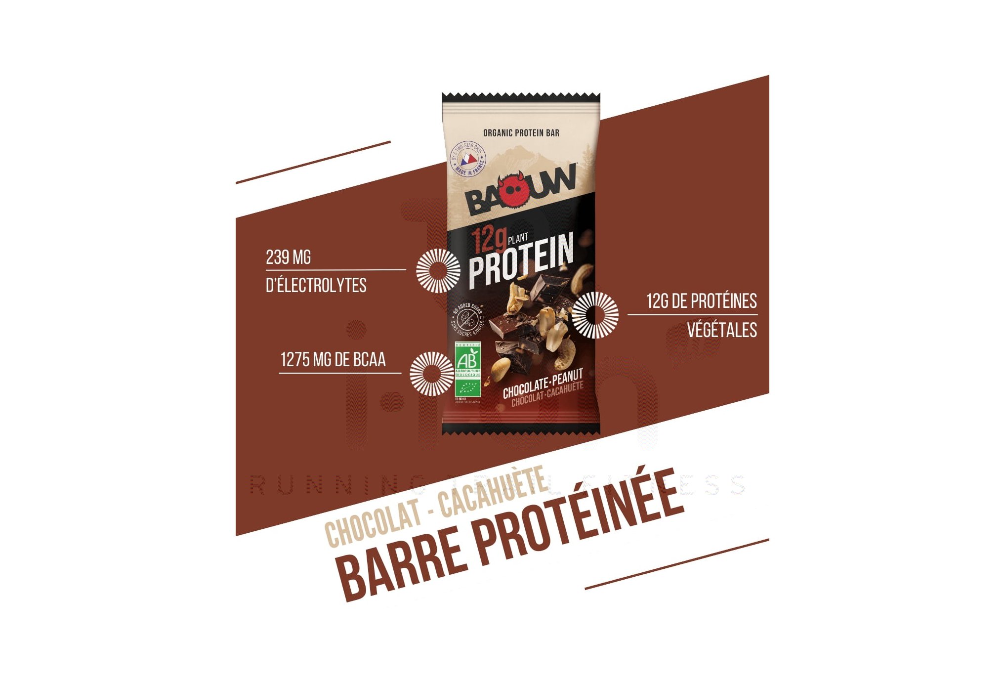 Baouw Bio-Proteinriegel Schokolade Erdn�sse
