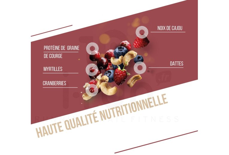 Baouw Organic protein bar red fruits cashew