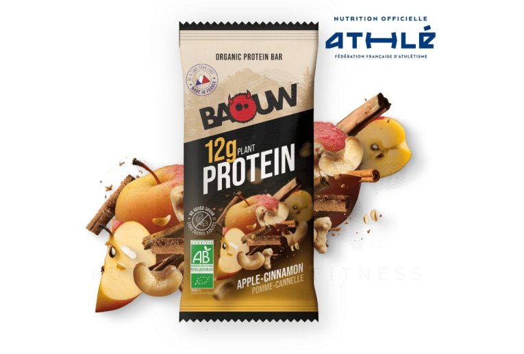 Baouw Barretta proteica bio Mela e cannella