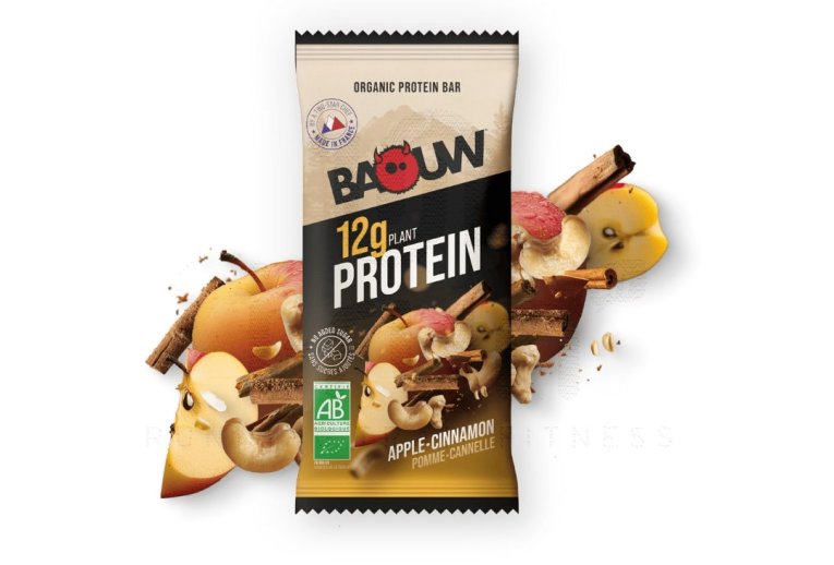 Baouw Barretta proteica bio Mela e cannella