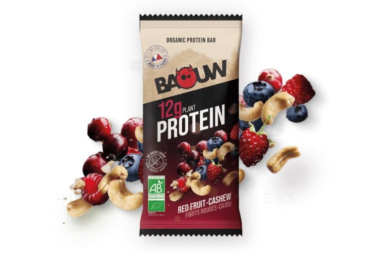 Baouw Organic protein bar red fruits cashew