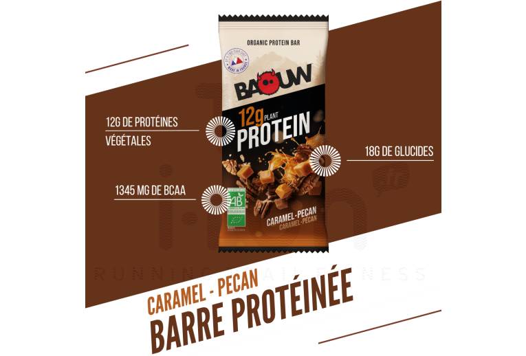 Baouw Barra proteica bio caramelo noz-pec�