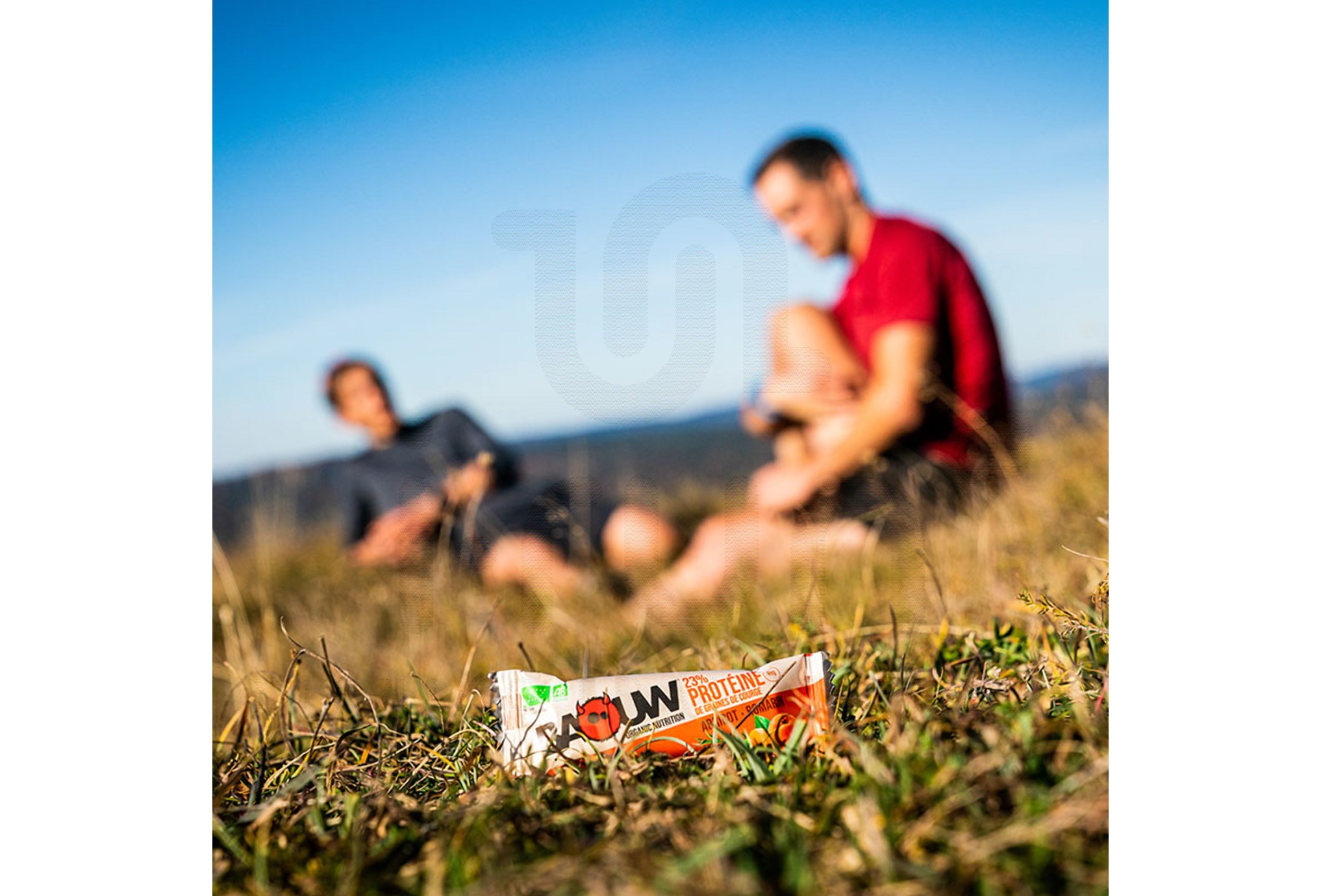 Baouw Barre prot�in�e bio - Prot�ine de graines de courge - Abricot - Romarin