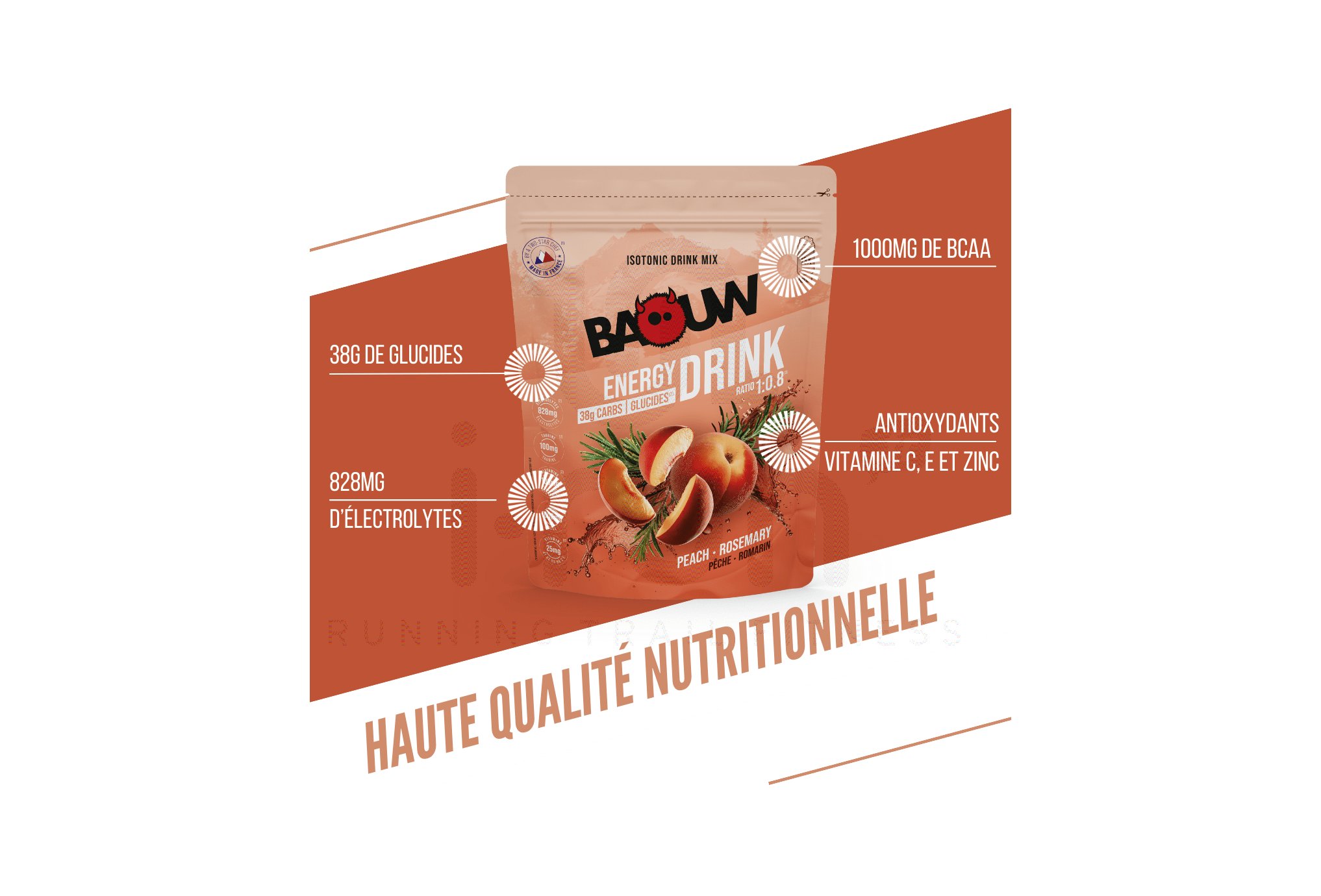 Baouw bebida isot�nica Baouw Melocot�n - Romero