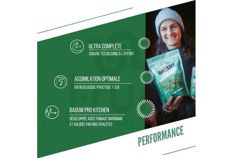 Baouw Bevanda isotonica Menta - Melissa 585g