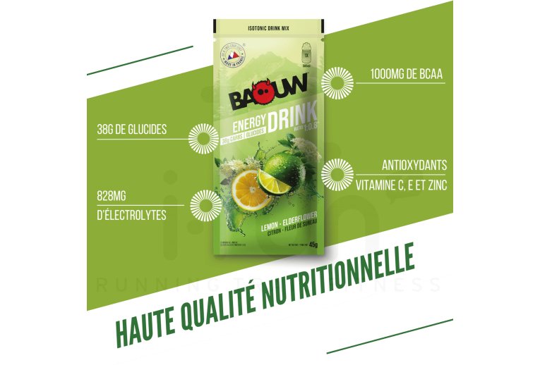 Baouw Isotonic drink Lemon - Elderflower 45 g