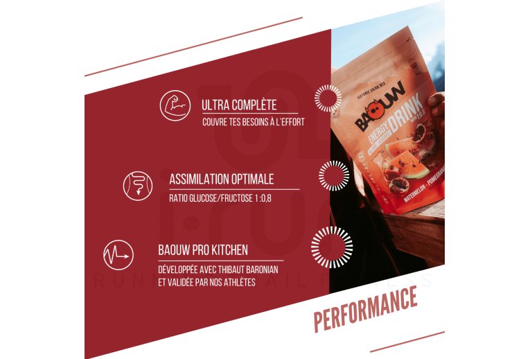 Baouw Isotonic drink Watermelon - Pomegranate 45 g