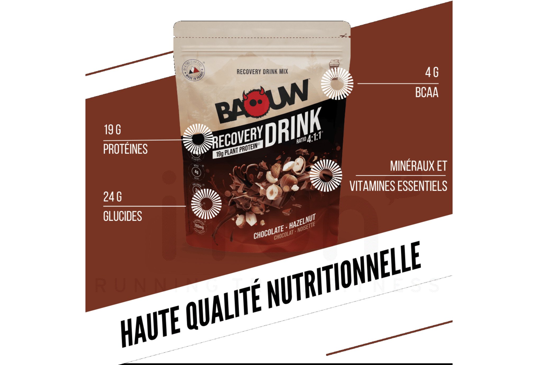 Baouw Bevanda di Recupero Chocolat - Nocciola