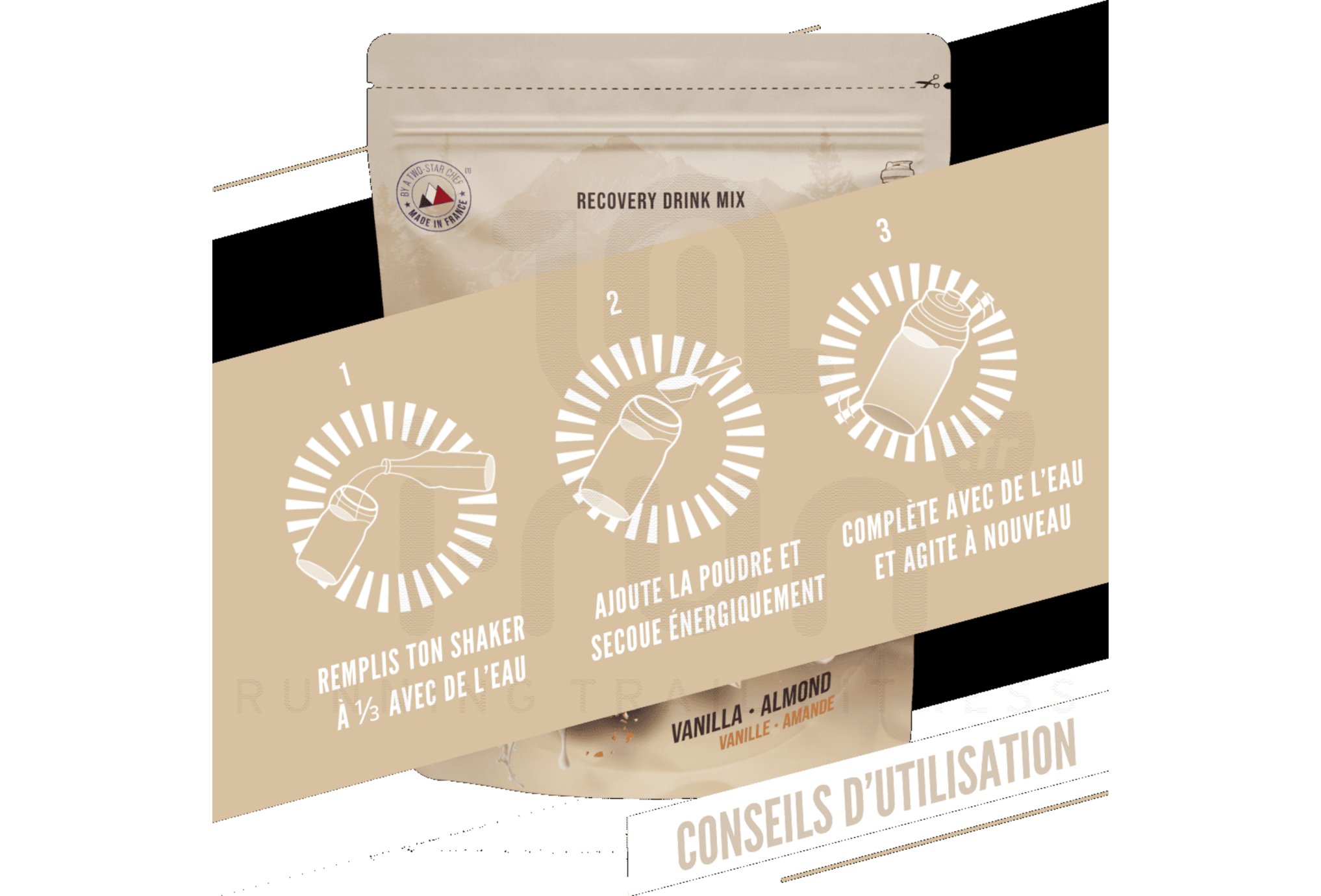 Baouw Recovery Drink Vanilla - Almond