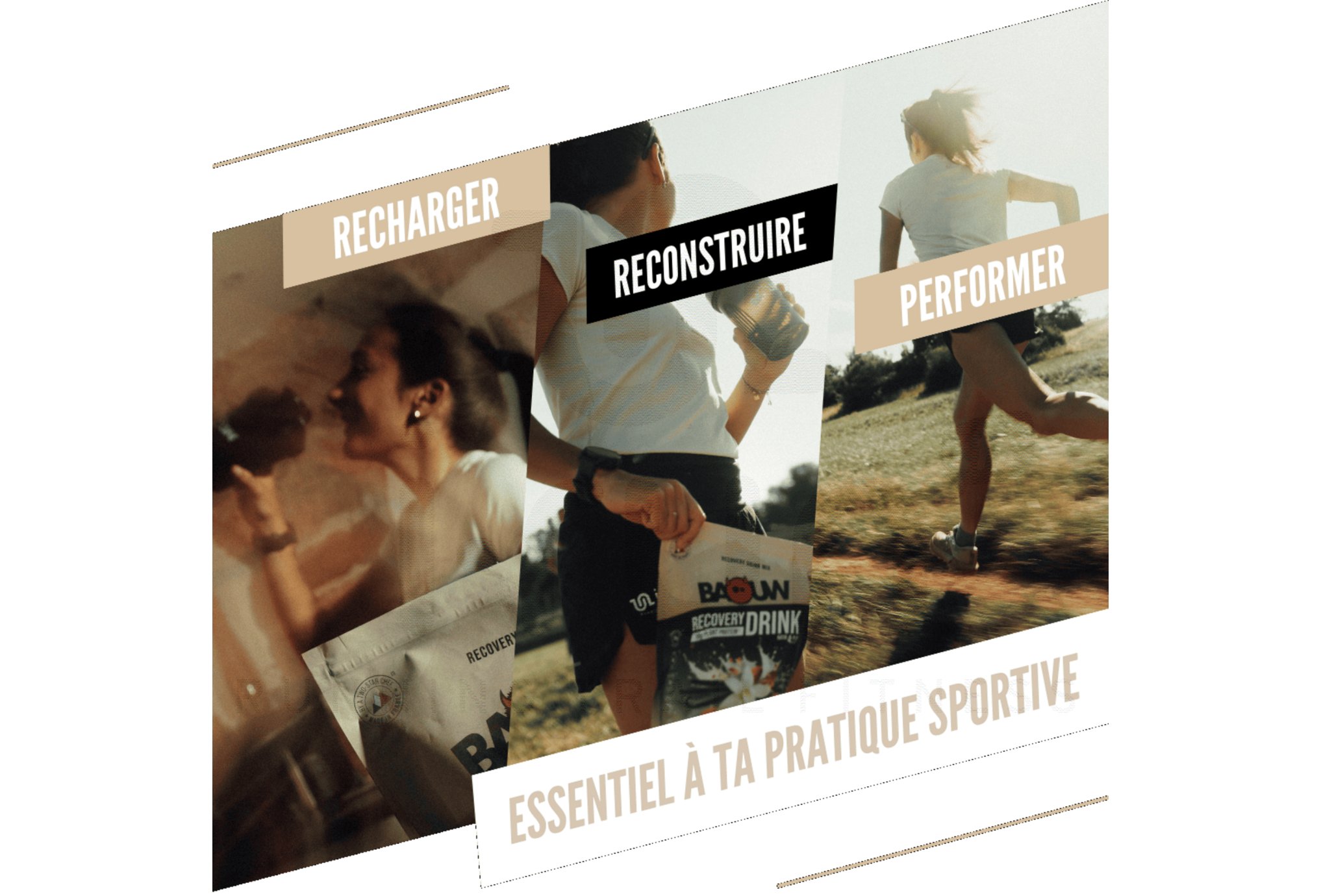 Baouw Recovery Drink Vanilla - Almond