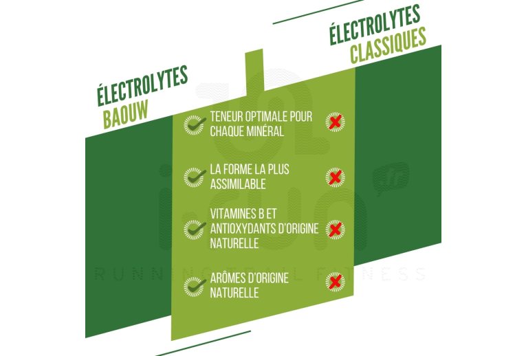Baouw �lectrolytes Citron vert - Menthe