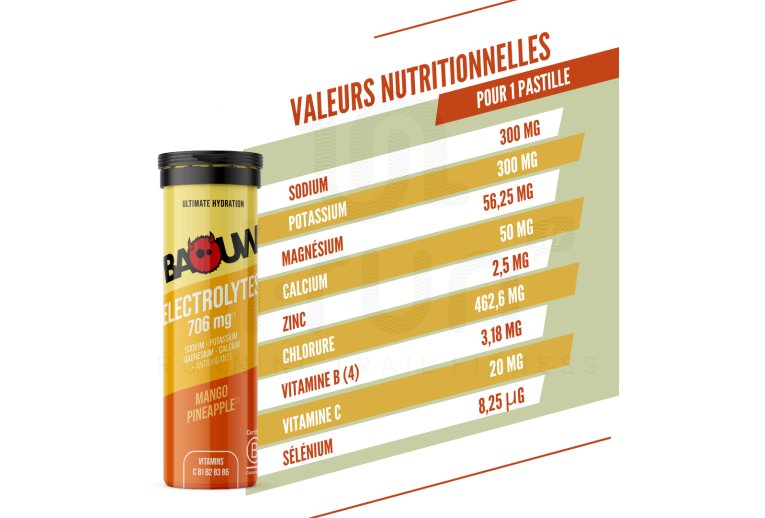 Baouw �lectrolytes Mangue - Ananas