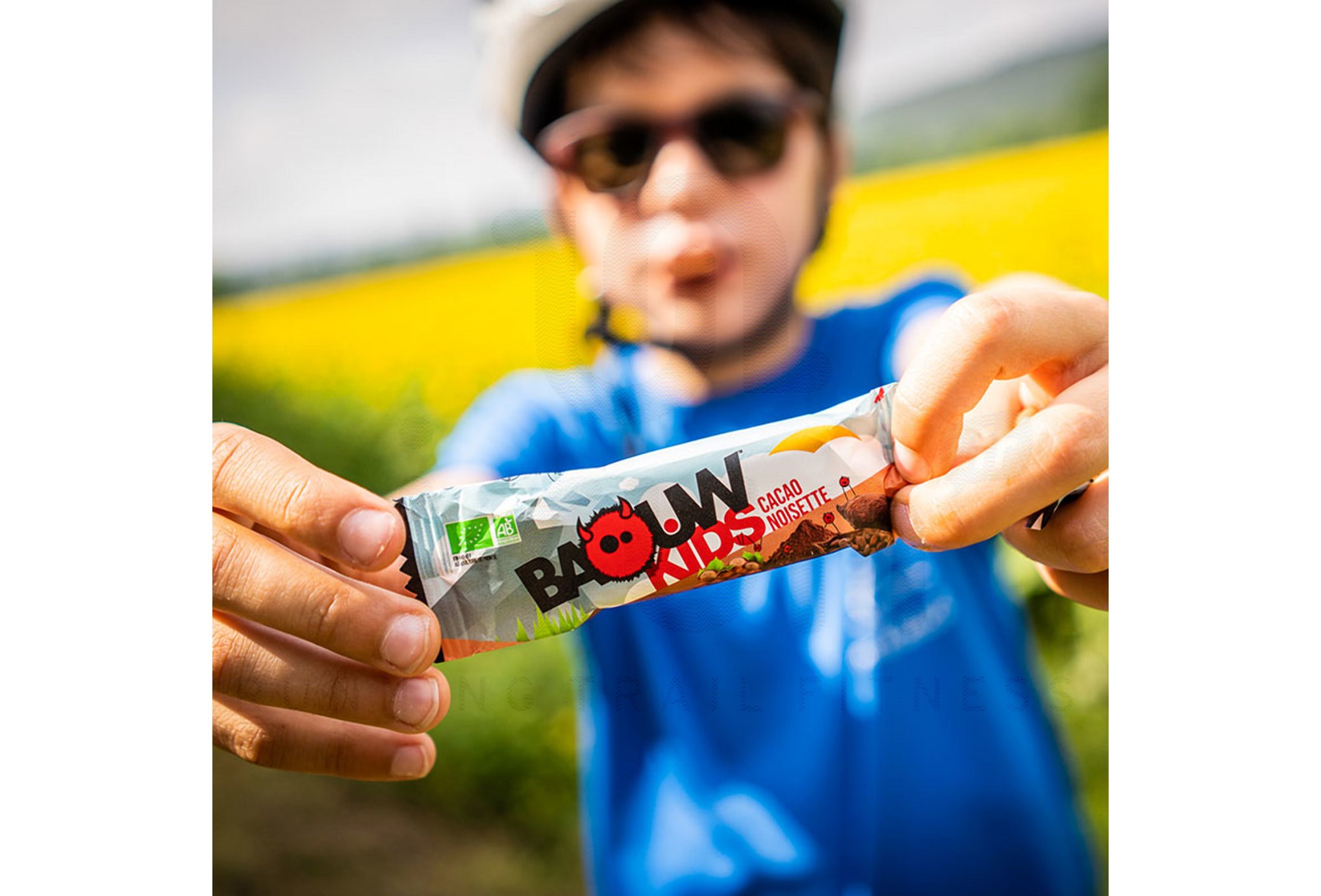 Baouw �tui 3 barres nutritionnelles bio - Cacao - Noisette - KIDS