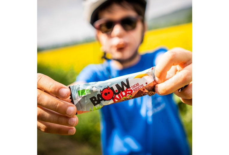 Baouw �tui 3 barres nutritionnelles bio - Cacao - Noisette - KIDS