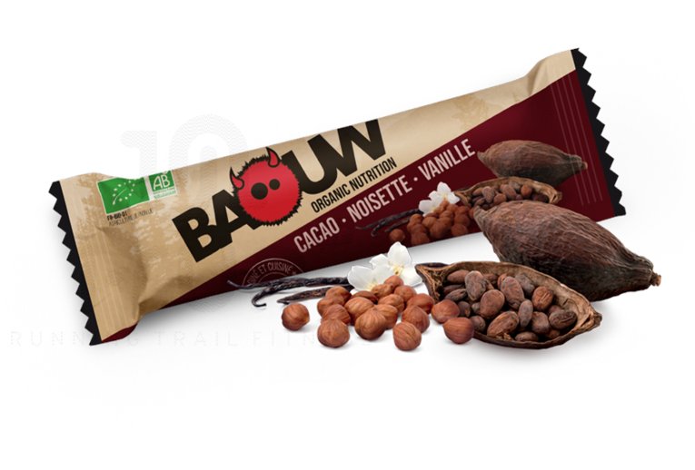 Baouw �tui 3 barres nutritionnelles bio - Cacao - Noisette - Vanille