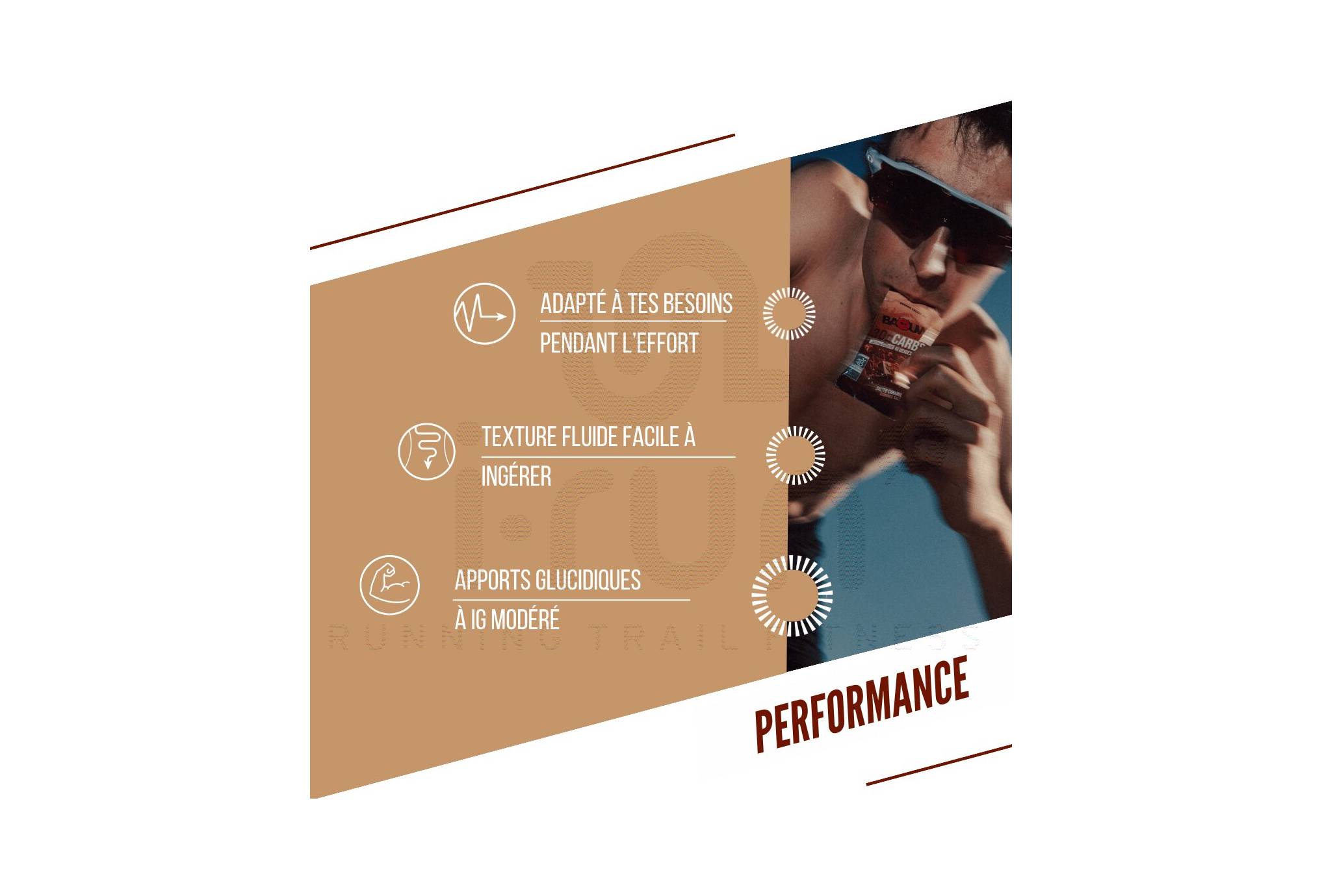 Baouw Gel energ�tico sticks Caramelo salgado