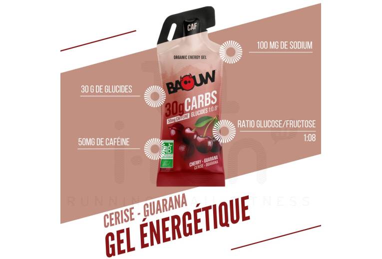 Baouw Gel energ�tico sticks Cereza - Guaran�