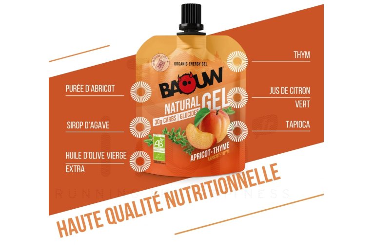Baouw Organic natural gel - Apricot - Thyme