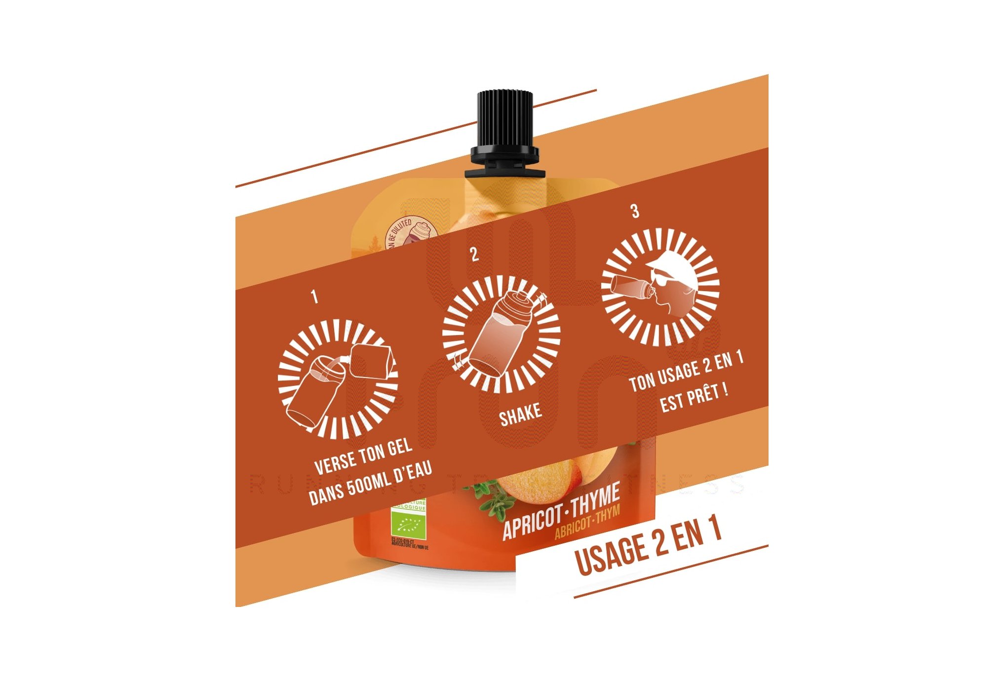 Baouw Organic natural gel - Apricot - Thyme