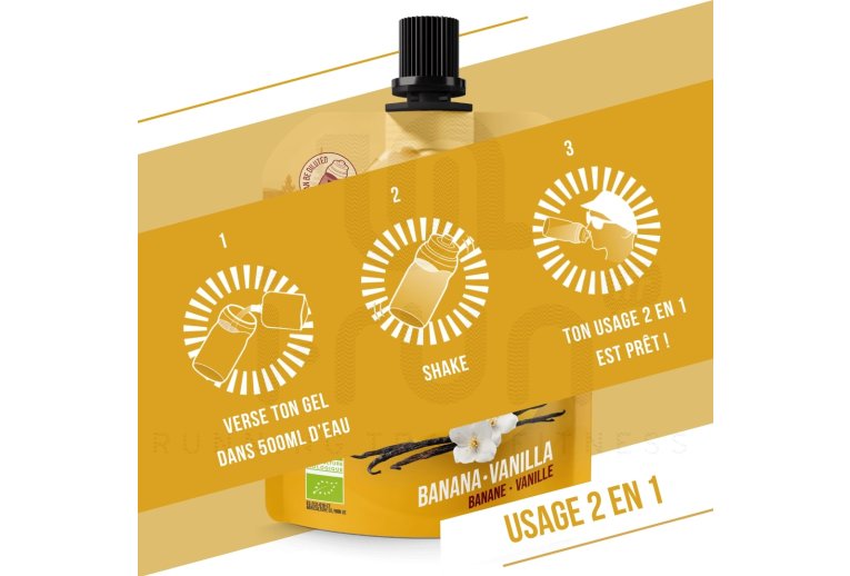 Baouw Gel naturel bio - Banane - Vanille 