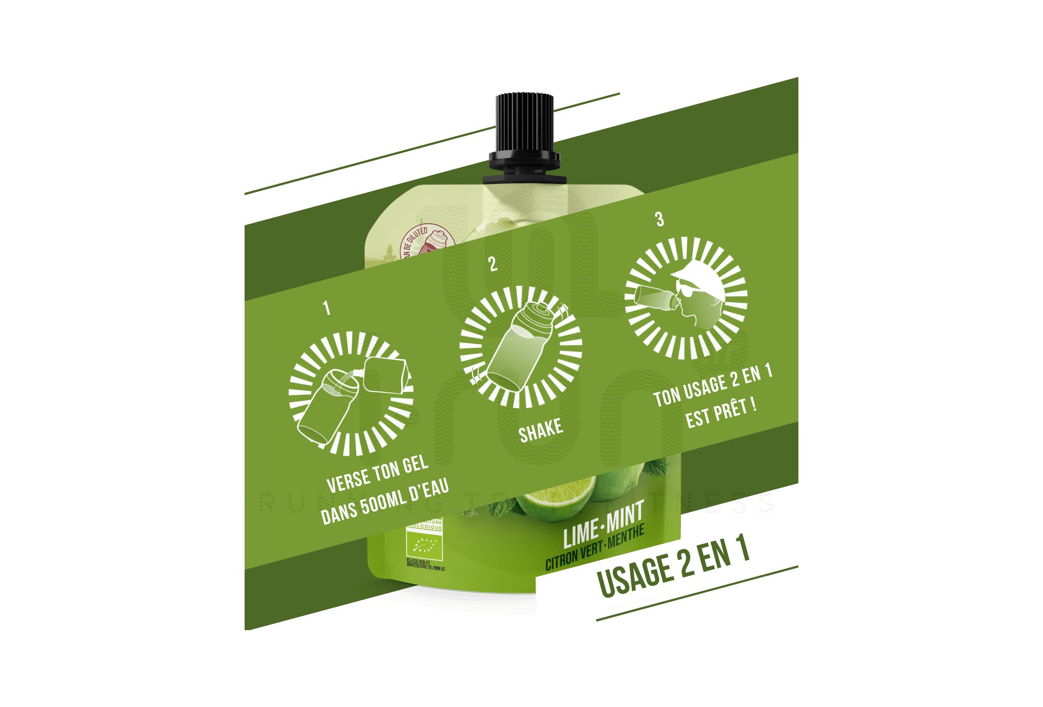 Baouw Organic natural gel Lime - Mint