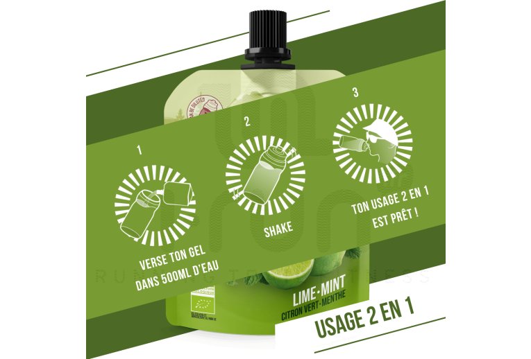 Baouw Gel naturel bio Citron vert - Menthe