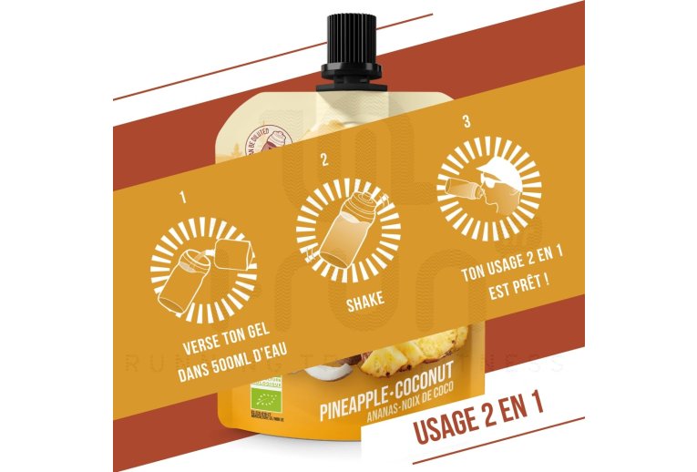 Baouw Gel naturel bio Ananas - Noix de coco