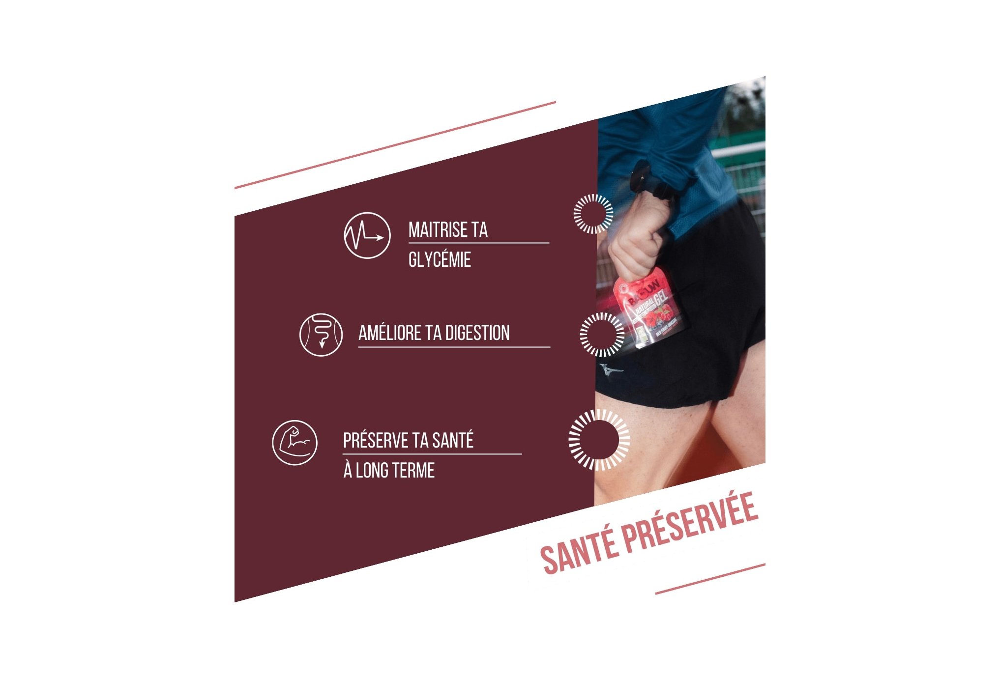 Baouw Organic natural gel - Red fruits - Hibiscus