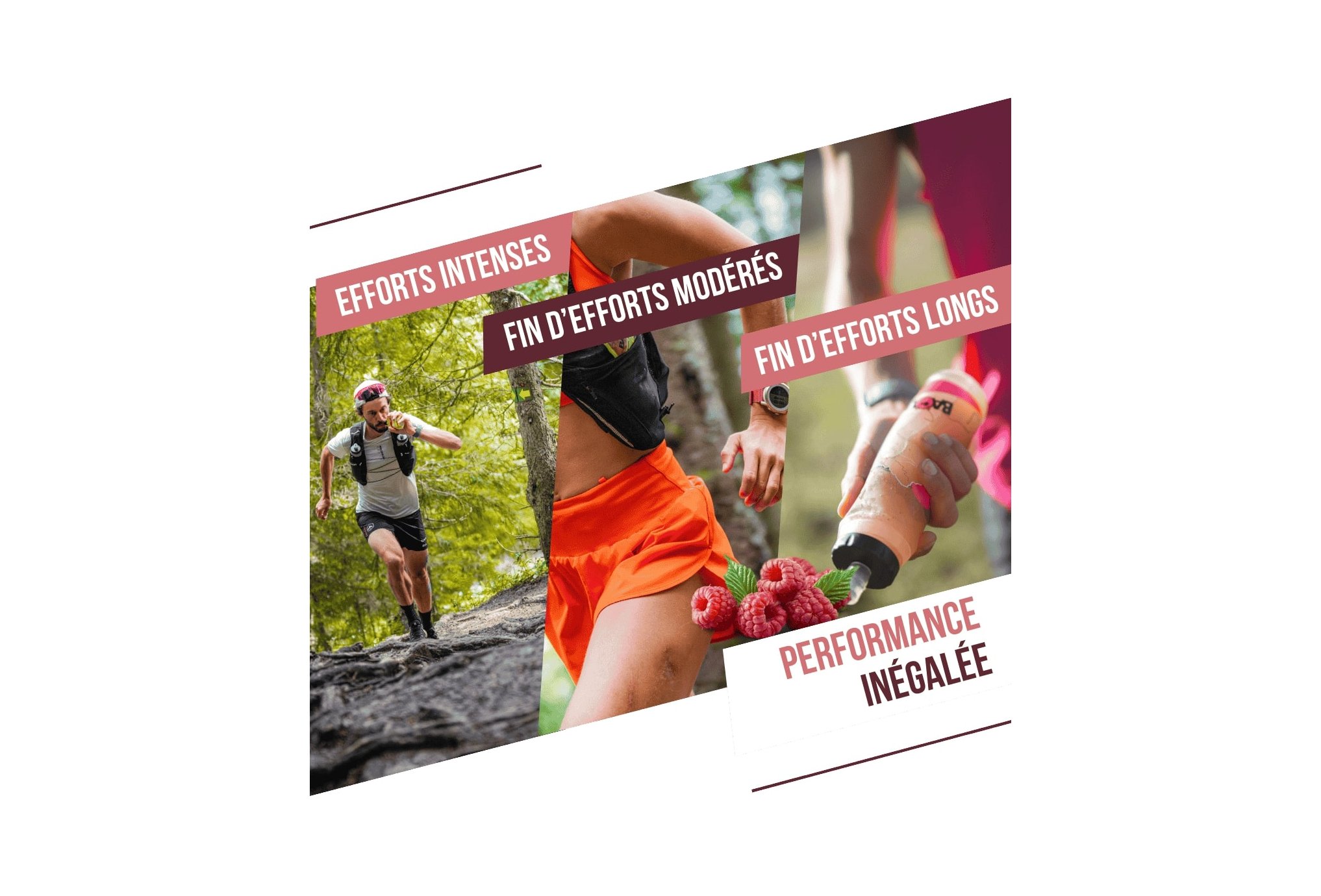 Baouw Organic natural gel - Red fruits - Hibiscus