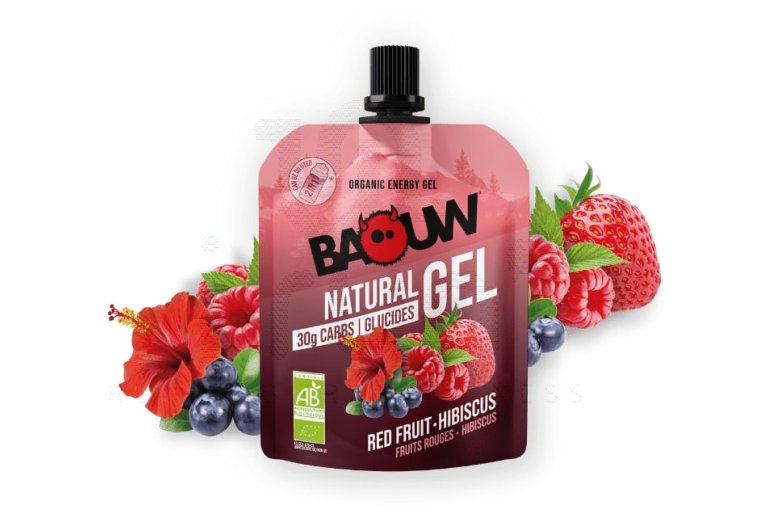 Baouw Organic natural gel - Red fruits - Hibiscus