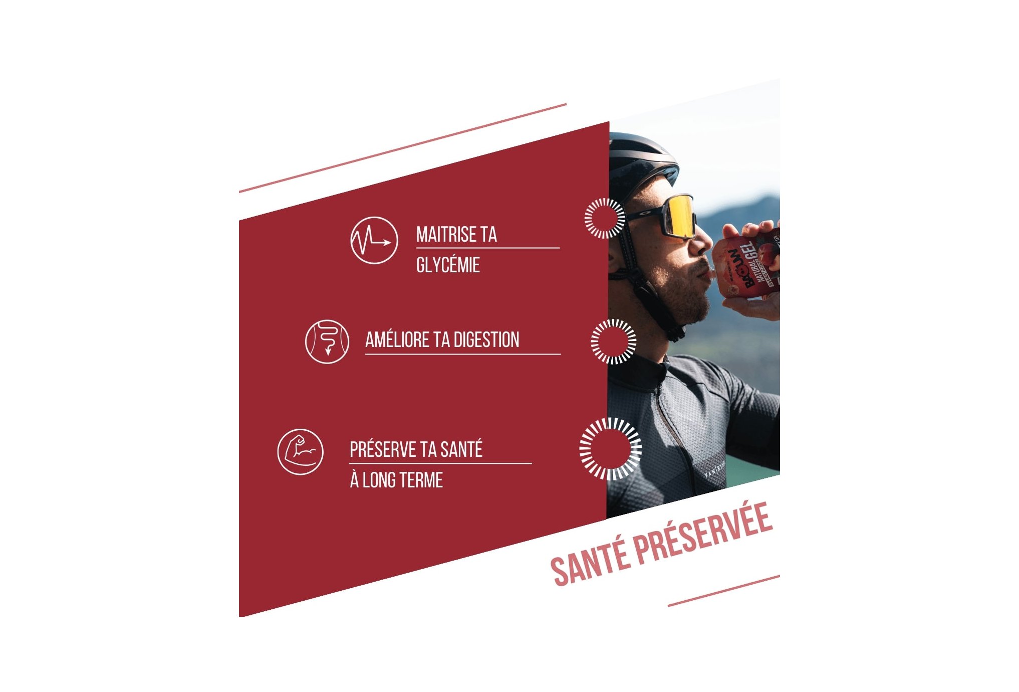 Baouw Organic natural gel - Peach - Matcha tea