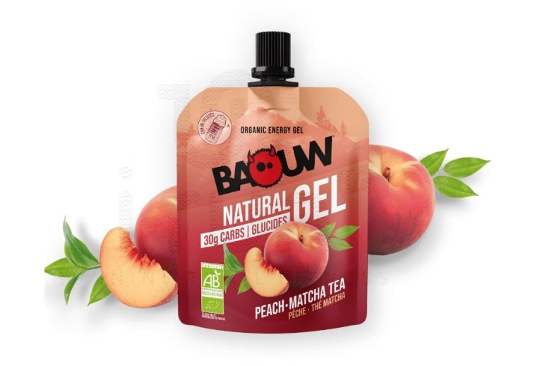 Baouw Organic natural gel - Peach - Matcha tea