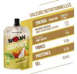 Baouw Pur?e nutritionnelle bio - Poire - Pomme - Menthe