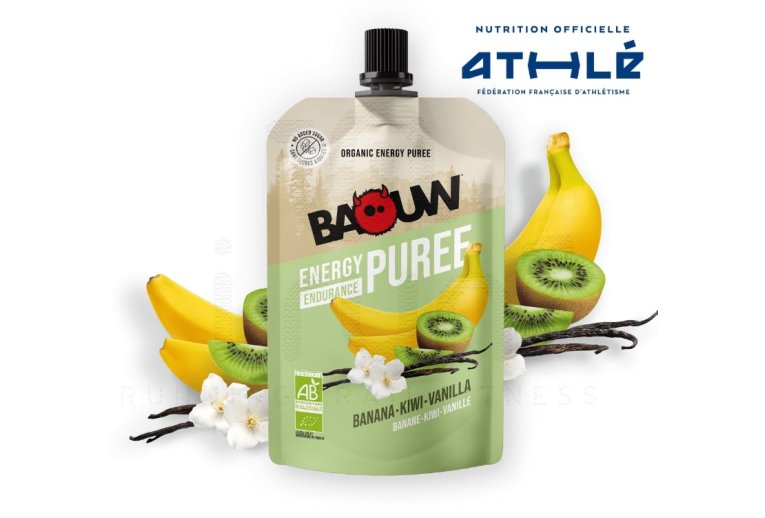 Baouw Pur�e nutritionnelle bio - Banane - Kiwi - Vanille