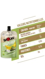 Baouw Pur�e nutritionnelle bio - Banane - Kiwi - Vanille