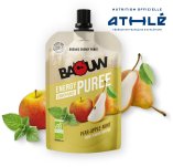 Baouw Pur?e nutritionnelle bio - Poire - Pomme - Menthe