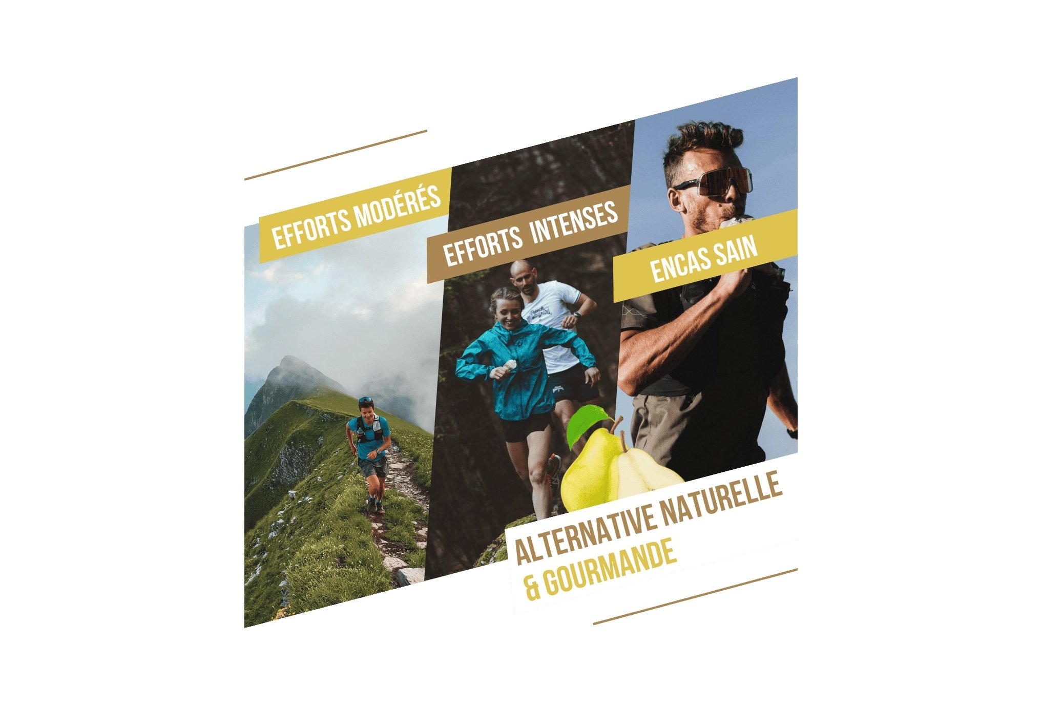 Baouw Pur?e nutritionnelle bio - Poire - Pomme - Menthe