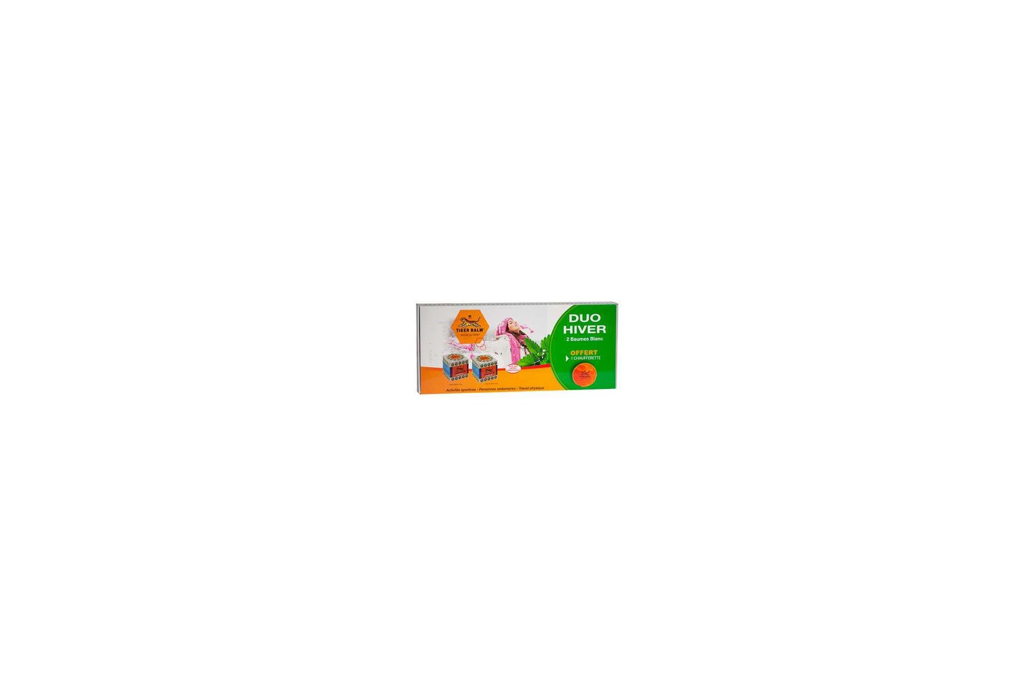Baume du Tigre Coffret Duo Hiver 2 baumes blancs + 1 chaufferette offerte