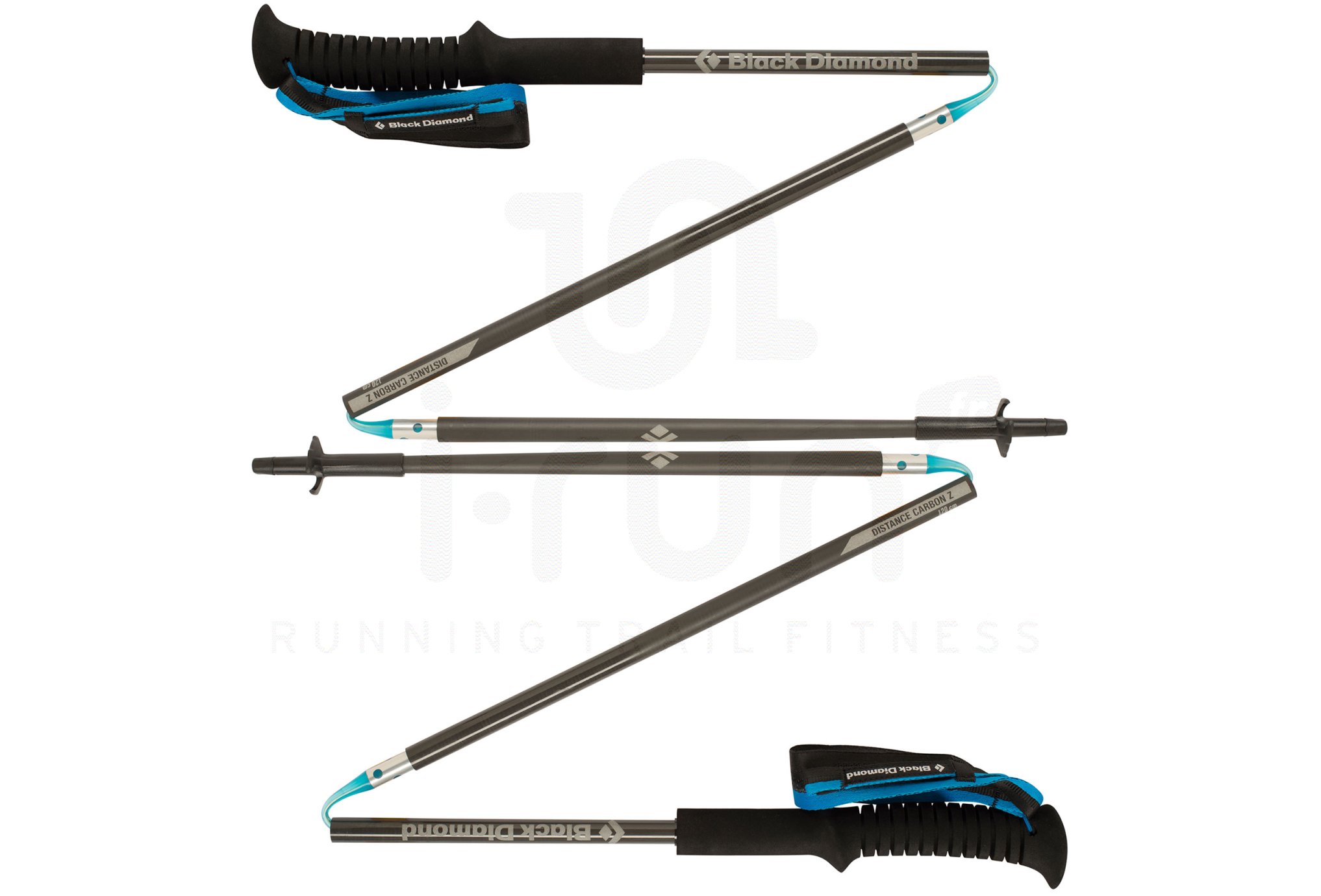 Black Diamond Bastones de marcha Distance  Carbon Z