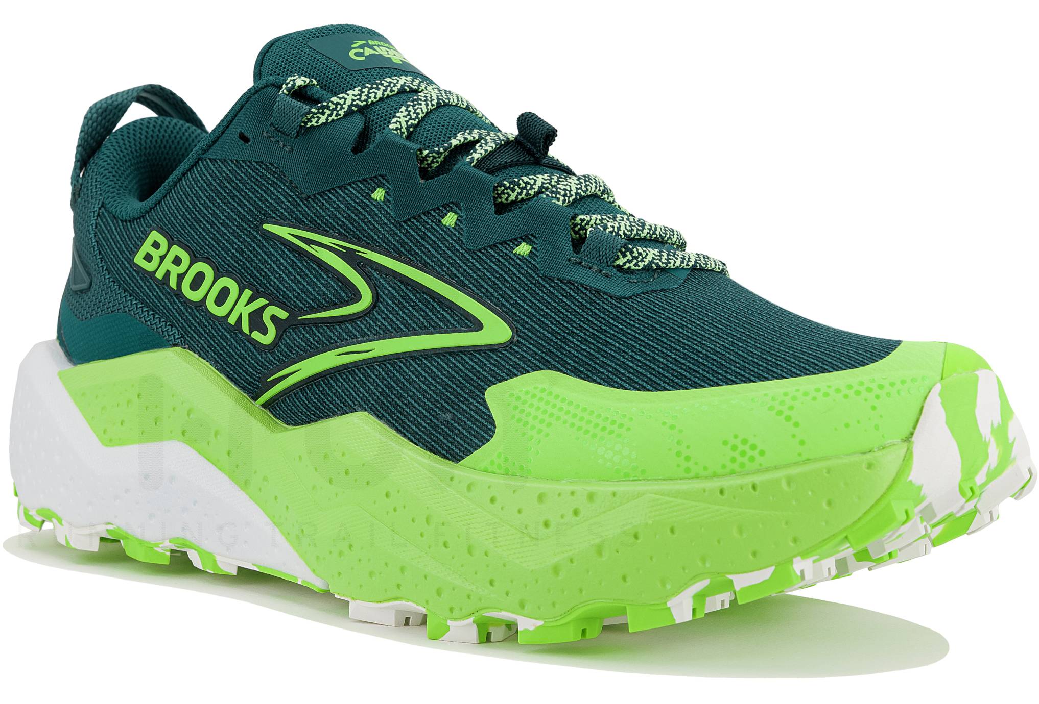 Brooks‎ Catamount Mens Trail Running Shoes Grey Lime Green Size 13 Brooks Men main image 2
