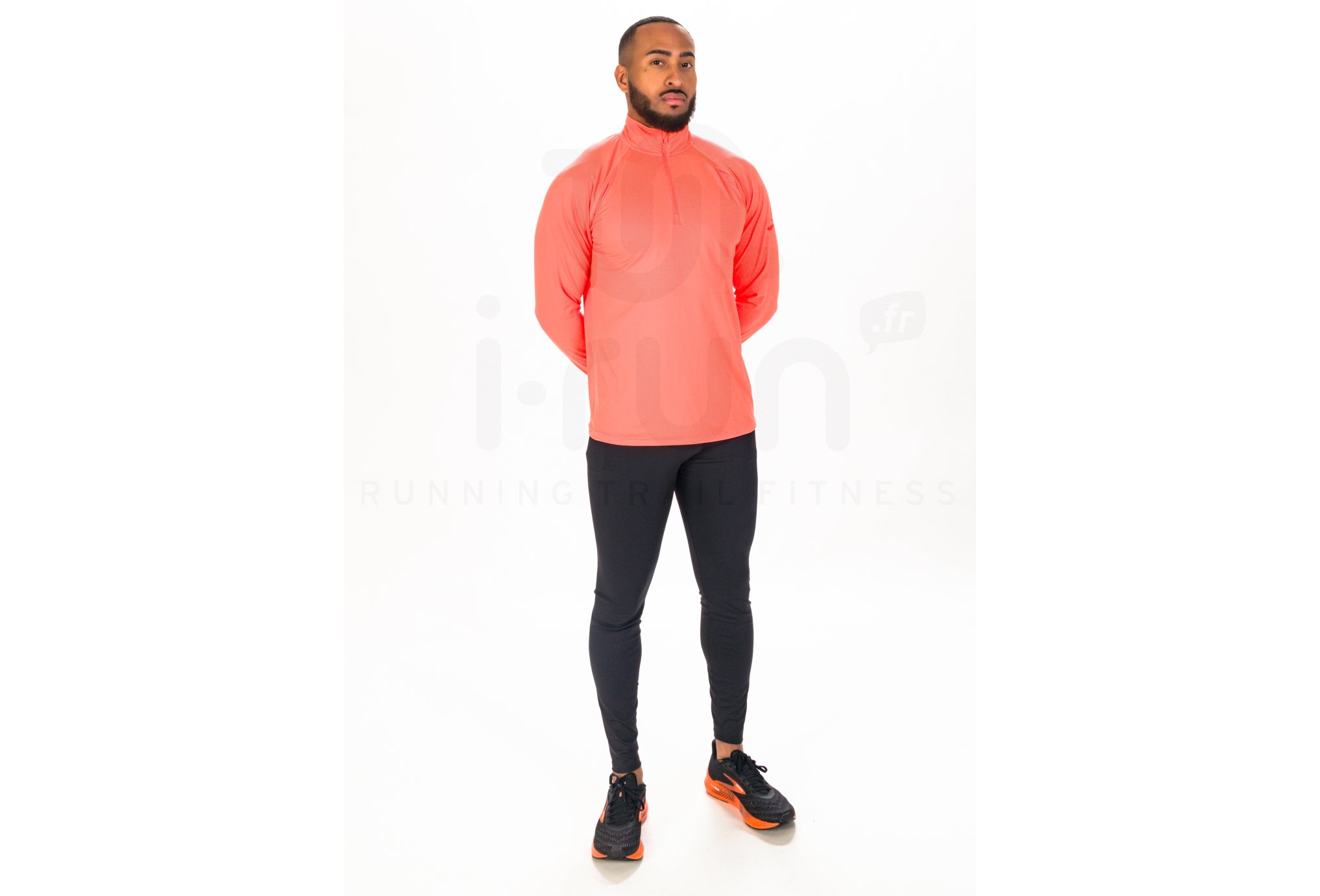 Brooks camiseta manga larga Dash 1/2 Zip