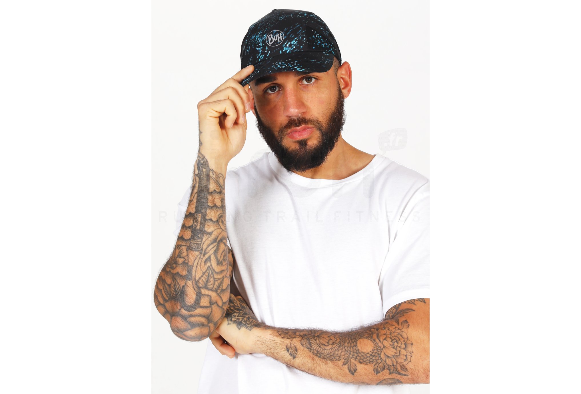 Buff Pro Run Cap Speckle Black