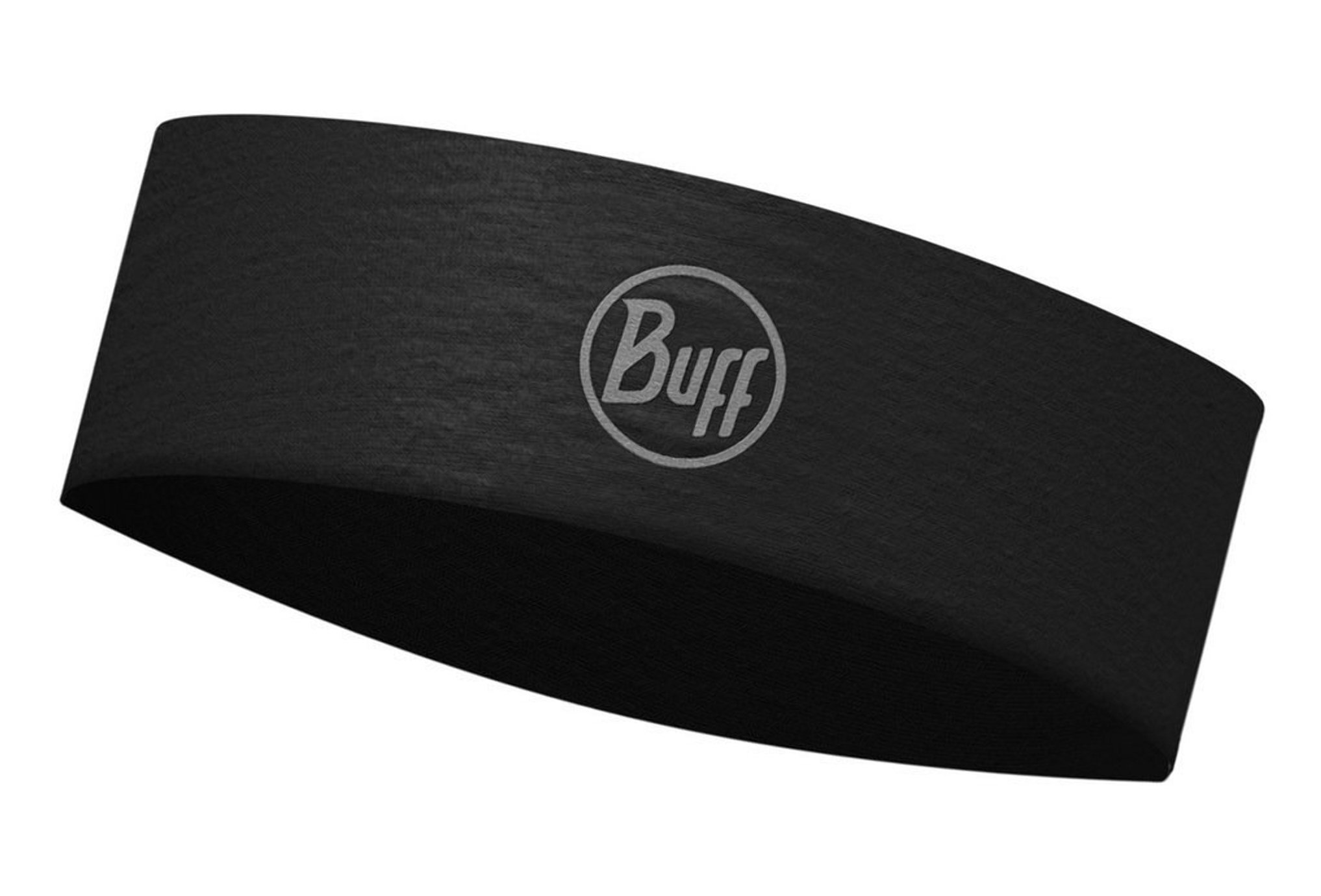 Buff Coolnet UV+ Slim Headband R-Solid Black Casquettes / bandeaux